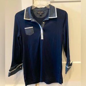 Brooks Brothers navy blouse